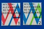 NVPH 3057-3058 Inhuldigingszegels Koning Willem Alexander, Postzegels en Munten, Postzegels | Nederland, Verzenden, Na 1940, Postfris