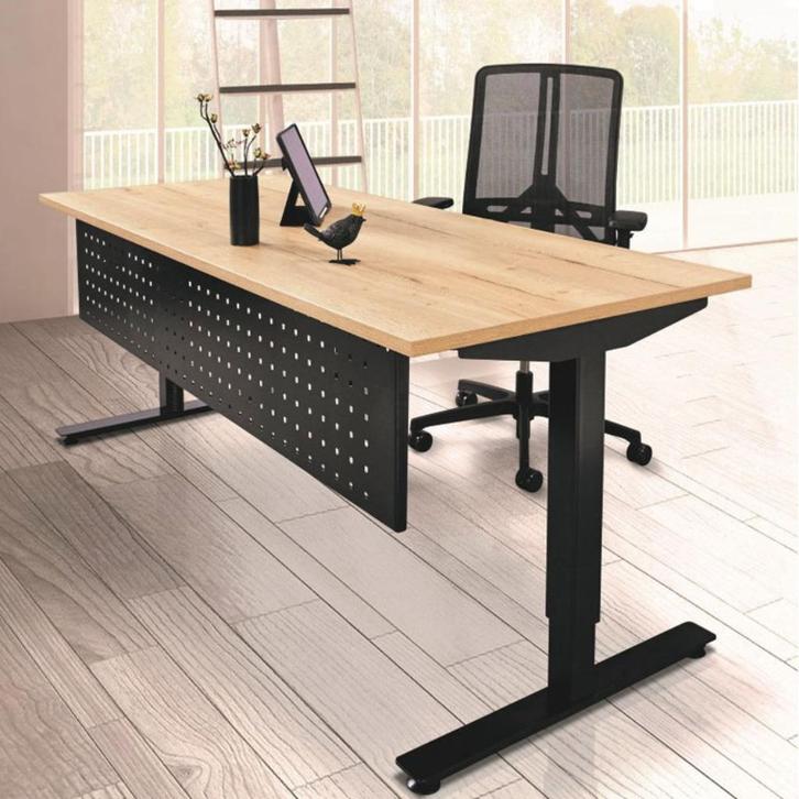 Zo goed als nieuwe verstelbare bureau's 180x80 en 160x80cm, Huis en Inrichting, Bureaus, Gebruikt, In hoogte verstelbaar, Ophalen of Verzenden