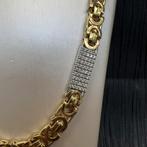 14 karaats gouden ketting massief koningsschakel, Sieraden, Tassen en Uiterlijk, Kettingen, Ophalen of Verzenden