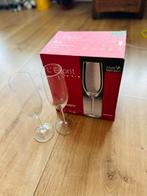 Royal Leerdam L'Esprit du Vin Champagne Glazen (5), Glas of Glazen, Gebruikt, Ophalen of Verzenden, Glas