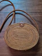 Rattan Bali bag Schoudertasje - Handgemaakt op Bali, Ophalen of Verzenden, Gebruikt, Bruin, Schoudertasje