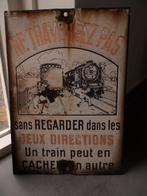 antiek emaille reclamebord 1910/1920 zeldzaam, Antiek en Kunst, Ophalen of Verzenden