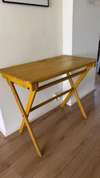 Vintage bistro tafel Grand Cafe Paris, Tuin en Terras, Tuintafels, Ophalen, Gebruikt, Rechthoekig, Hout