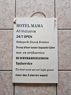 Hotel mama bord 34x50 cm, Ophalen of Verzenden, Zo goed als nieuw