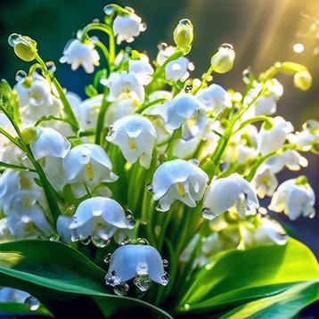 Lelietjes-van-dalen uit eigen tuin beschikbaar voor biedingen