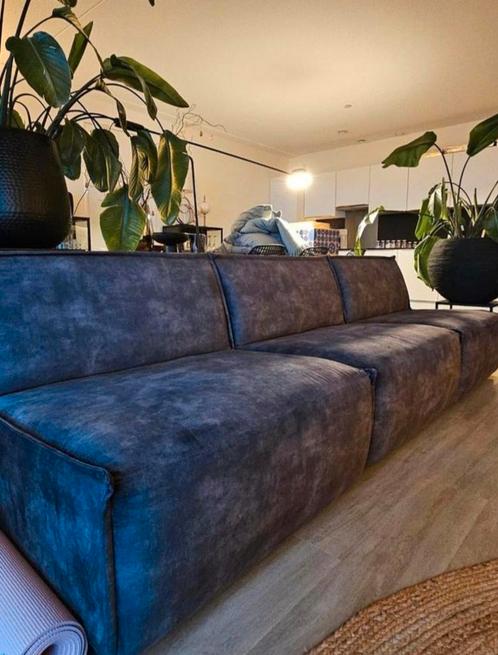UMIX Bank - Grijsbruin - Losse Elementen, Huis en Inrichting, Banken | Bankstellen, Zo goed als nieuw, Rechte bank, Vierpersoons of meer
