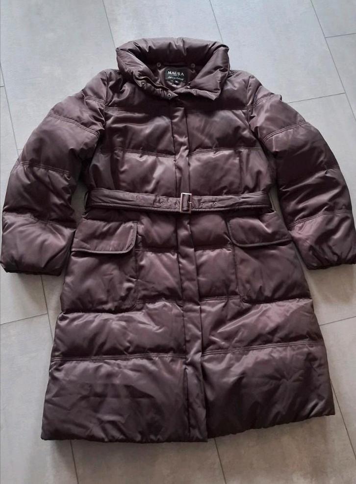 Maura by Claudia Sträter jas winterjas donsjas maat 44 bruin, Kleding | Dames, Jassen | Winter, Zo goed als nieuw, Maat 42/44 (L)