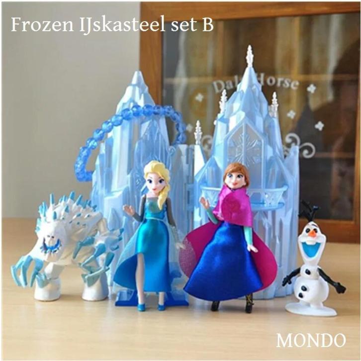 SET 4 Frozen figuren IJSKASTEEL poppetjes figuurtjes bluray, Verzamelen, Poppetjes en Figuurtjes, Nieuw, Ophalen of Verzenden