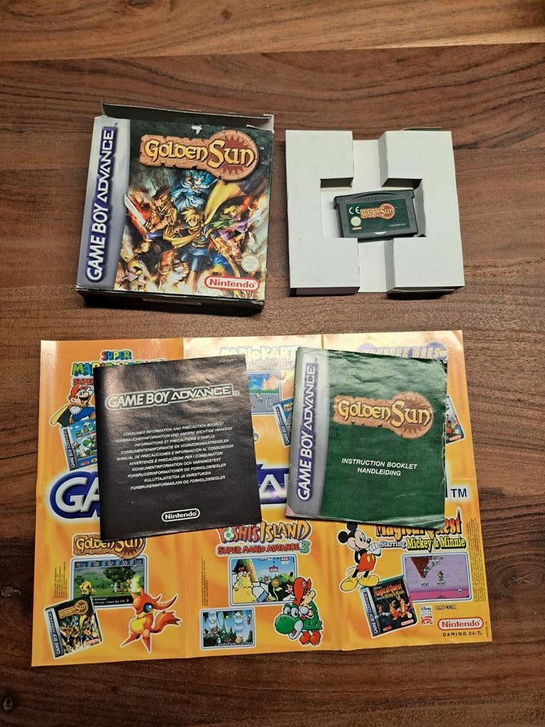 GBA Golden Sun, 1 speler, Ophalen of Verzenden, Gebruikt, Vanaf 7 jaar
