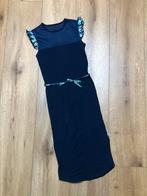 B-nosy • lange jurk • maat 134 / 140 • donkerblauw, Meisje, Ophalen of Verzenden, B-nosy, Zo goed als nieuw