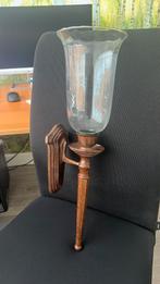 windlicht hoogte 55cm, Ophalen, Bruin, Zo goed als nieuw, Kandelaar