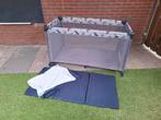 Prenatal campingbedje grijs incl. extra matras met hoes, Ophalen, Gebruikt, Reisbedje