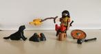 Playmobil barbaar krijger met hond bij kampvuur, 4769, Ophalen of Verzenden, Zo goed als nieuw, Complete set