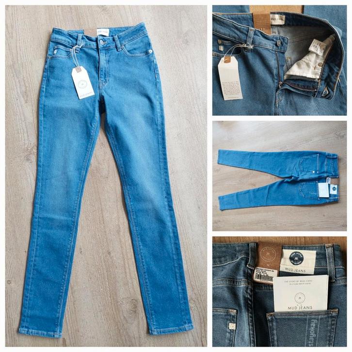 Prachtige Jeans MUD nieuw + kaartje  W25 L30 Skinny Hazen, Kleding | Dames, Spijkerbroeken en Jeans, Ophalen of Verzenden
