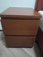 2x Malm Nachtkastjes, Huis en Inrichting, Ophalen, Gebruikt, 55 tot 70 cm, 45 tot 65 cm
