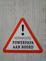 sticker KENWOOD POWERPAPA AAN BOORD, Ophalen of Verzenden, Zo goed als nieuw, Merk