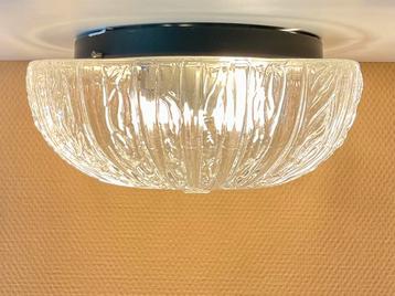 Forse plafondlamp helder bewerkt glas 27 x 27 x 14 cm beschikbaar voor biedingen