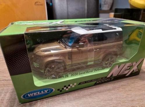 Welly Land Rover New Defender 90 bruin/wit nieuw in doos, Hobby en Vrije tijd, Modelauto's | 1:24, Nieuw, Auto, Overige merken