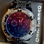 Rocawear oversized horloge, Ophalen of Verzenden, Zo goed als nieuw, Staal, Overige merken