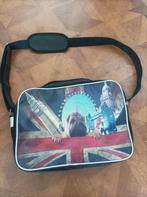 Schoudertas messenger bag, Ophalen of Verzenden, Zo goed als nieuw, Zwart