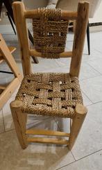 Houten kinderstoel met Rotan Zitting - Marokkaanse Stijl, Ophalen
