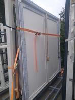 Kunststof kozijn met dubbele garage deuren, Ophalen, Kunststof, Nieuw, Buitendeur