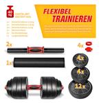 Verstelbare Dumbbells 40kg - Krachttraining, Sport en Fitness, Fitnessmaterialen, Ophalen of Verzenden, Nieuw, Armen, Dumbbell