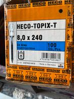 HECO TOPIX T SCHROEVEN 8X240, Nieuw, 100 tot 250 mm, Ophalen, Schroeven
