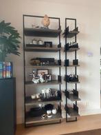 Metalen design wandrek, Ophalen, Met plank(en), 200 cm of meer, Zo goed als nieuw