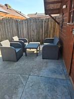 Tuinset, Ophalen, Gebruikt, Kunststof, 4 zitplaatsen