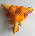 Moderne metalen draad fruitmand voor 18 (sinaas)appels, Ophalen of Verzenden, Gebruikt, Overige vormen, Overige materialen