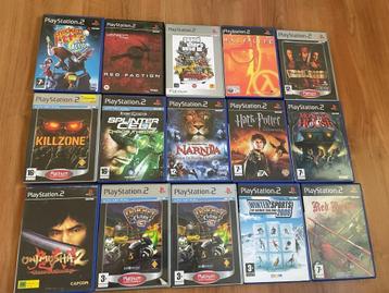 Diverse Playstation 2 PS2 games Half Life Killzone Onimusha  beschikbaar voor biedingen