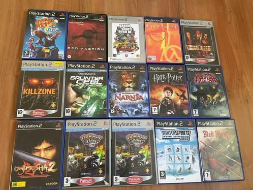 Diverse Playstation 2 PS2 games Half Life Killzone Onimusha, Spelcomputers en Games, Games | Sony PlayStation 2, Gebruikt, Overige genres