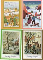 kerstkaart, Verzamelen, Ansichtkaarten | Themakaarten, Verzenden, Gelopen, Feest(dag)