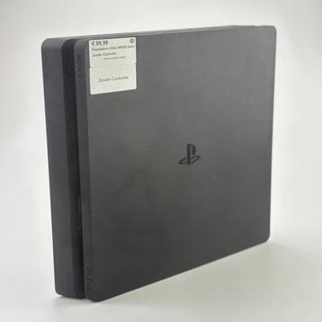 Playstation 4 Slim 500GB Zwart Zonder Controller beschikbaar voor biedingen