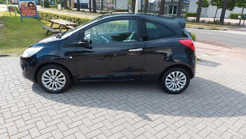 Ford Ka 1.2 liter Titanium X uitvoering 2010 Zwart, Auto's, Ford, Particulier, Ka, ABS, Airconditioning, Alarm, Android Auto, Bluetooth