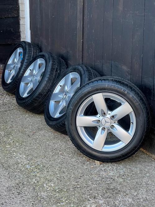 Originele Mercedes SLK R171 16” breedset zomer conti 5x112, Auto-onderdelen, Banden en Velgen, Banden en Velgen, Zomerbanden, 16 inch