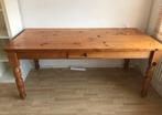 Grote zware grenen tafel, Huis en Inrichting, Tafels | Eettafels, Ophalen, Gebruikt, 200 cm of meer, Grenenhout
