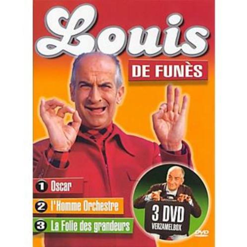 Louis de Funes 3 dvd Collection , Sealed Ned. Ondert., Cd's en Dvd's, Dvd's | Klassiekers, Nieuw in verpakking, Komedie, 1960 tot 1980
