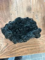 Pieten pruik - zwarte pruik - als nieuw, Diversen, Sinterklaas, Ophalen of Verzenden, Zo goed als nieuw