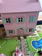 Le Toy van poppenhuis roze hout, Kinderen en Baby's, Speelgoed | Poppenhuizen, Poppenhuis, Gebruikt, Ophalen