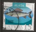 Letland 66, vis, Verzenden, Overige landen, Gestempeld