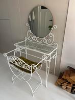 Antieke kaptafel brocant, Huis en Inrichting, Tafels | Kaptafels, Ophalen, Gebruikt, Metaal of Aluminium, 100 tot 150 cm