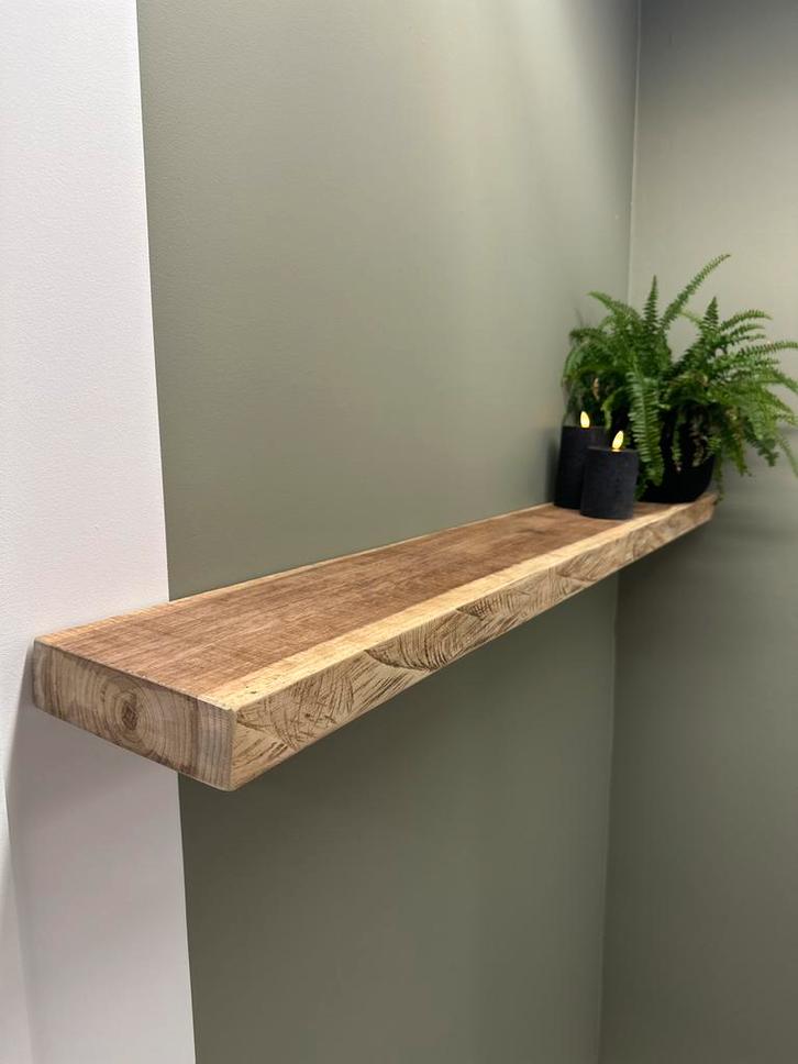 Wandplank Teak MEGA AANBIEDING!, Doe-het-zelf en Verbouw, Hout en Planken, Zo goed als nieuw, Plank, Overige houtsoorten, Minder dan 200 cm