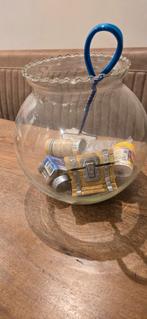 Vissenkom met toebehoren, Dieren en Toebehoren, Vissen | Aquaria en Toebehoren, Ophalen, Zo goed als nieuw, Leeg aquarium