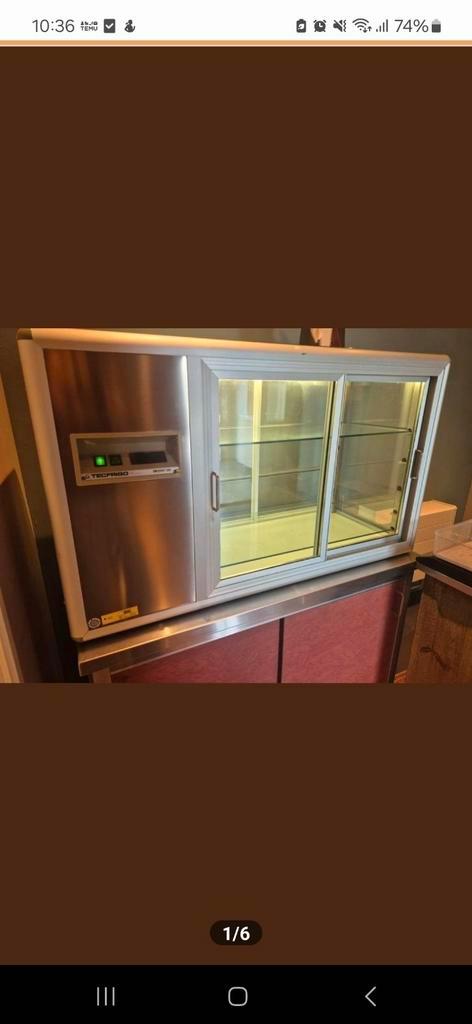 Techfrigo Orizont koeling vitrine, Doe-het-zelf en Verbouw, Glas en Ramen, Dakraam, Ophalen