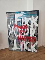 Street Art schilderij – 80 x 60 cm, Ophalen of Verzenden