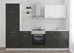 ANTRACIET! enkelwandige keuken 270x200x60cm + werkblad op=op, Huis en Inrichting, Enkelwandige keuken, Ophalen of Verzenden, Grijs