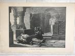 Fr. Neuhaus, Kriemhilds Klage, 1903, or. gravure, 32x23cm., Ophalen of Verzenden