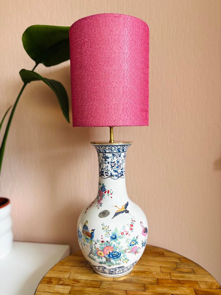 Vaaslamp - originele FG keramiek, Ophalen of Verzenden, Zo goed als nieuw, Minder dan 50 cm